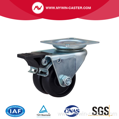 2 Inch 80Kg Plate Brake PA Machine Caster